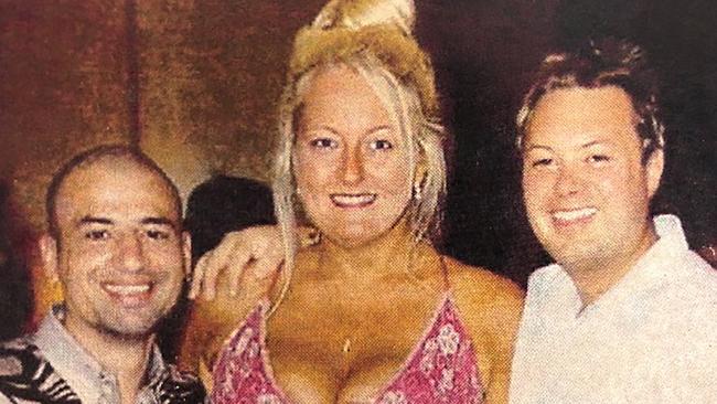 Nicola Gobbo with gangland hitman Andrew `Benji’ Veniamin and crime boss Carl Williams.