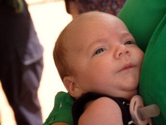 When a non-responsive infant was carried in to the Gracemere Police Station front counter last month, officers were successfully able to revive little Lucas. Vision Police Media,