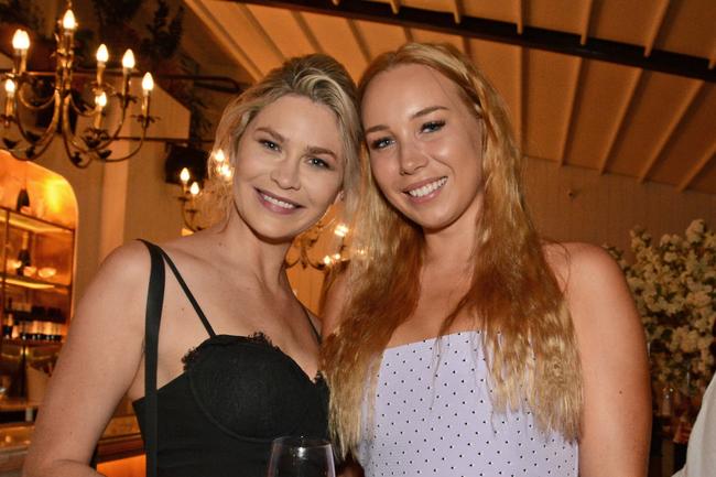 Megan Marx and Edyn Mackney at the launch of Gold Coast Fashion Week at The Island, Surfers Paradise. Picture: Regina King