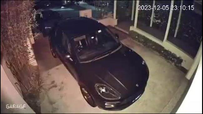 Moment thieves busted trying to steal cars (again!)