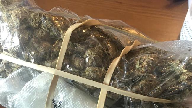 A quantity of cannabis was also found in the raid