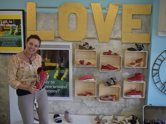 NEW STORE: Shoes on Magellan owner Melinda Turner has shifted to a new store in 92 Magellan St