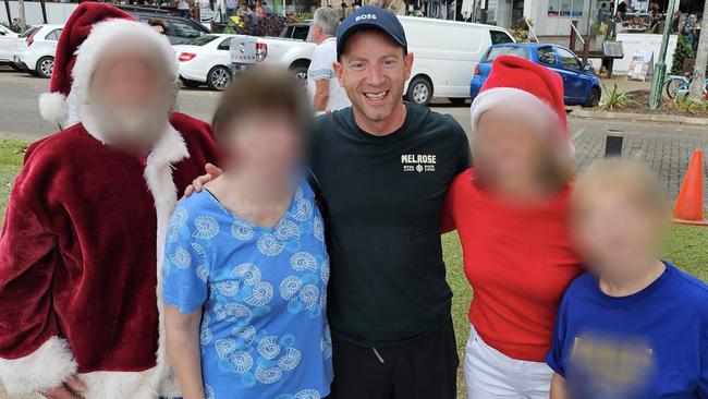David Speirs was photographed in what appears to be the same Over The Edge T-shirt in Barron River, in Far North Queensland, on July 28.