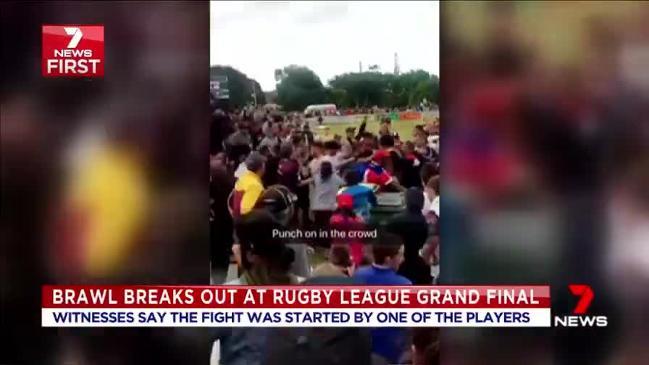 Brawl at Gold Coast football game