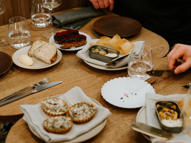 The smoked eel tart and pickled mussels make the ultimate wine snacks.