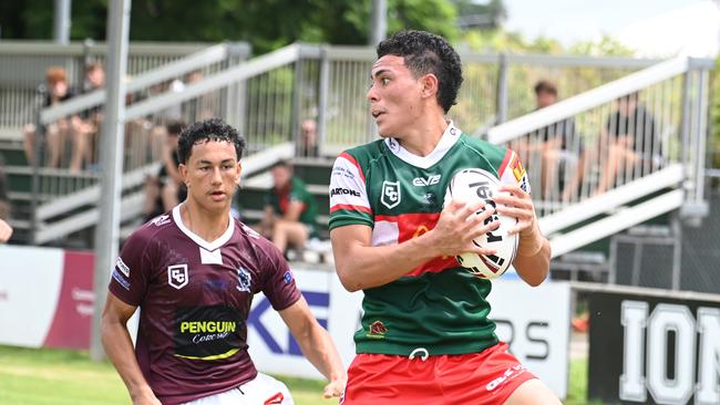 Connell Cup rugby league between Wynnum Manly and Burleigh Bears. Saturday February 24, 2024. Picture, John Gass