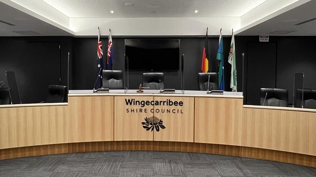 The newly refurbished and costly Wingecarribee Shire Council Chambers.