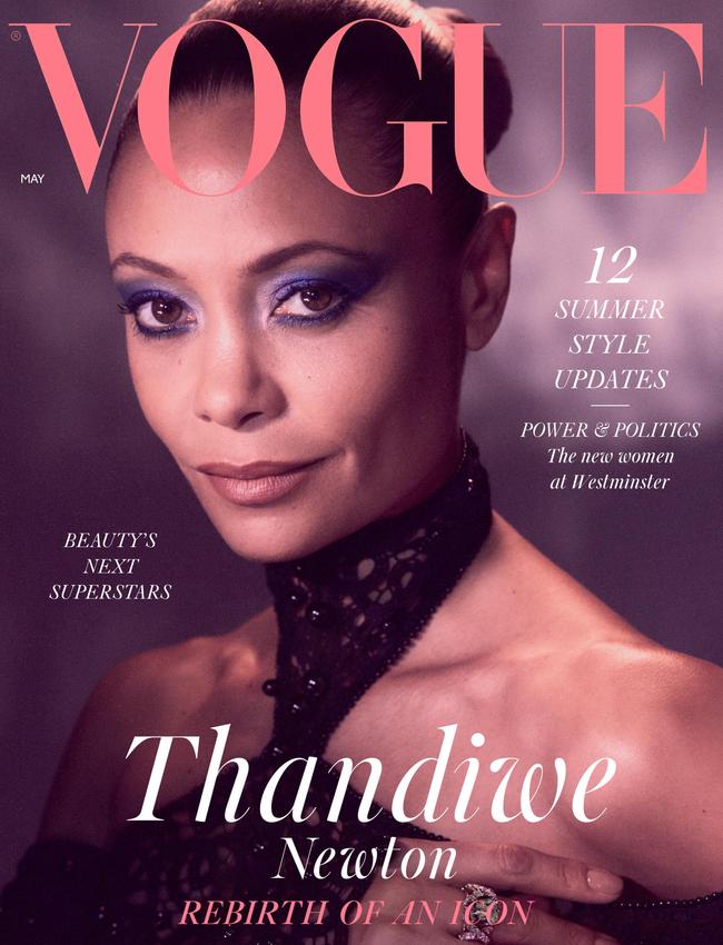 Vogue’s May 2021 cover star, Thandiwe Newton. Picture: Mikael Jansson for Vogue