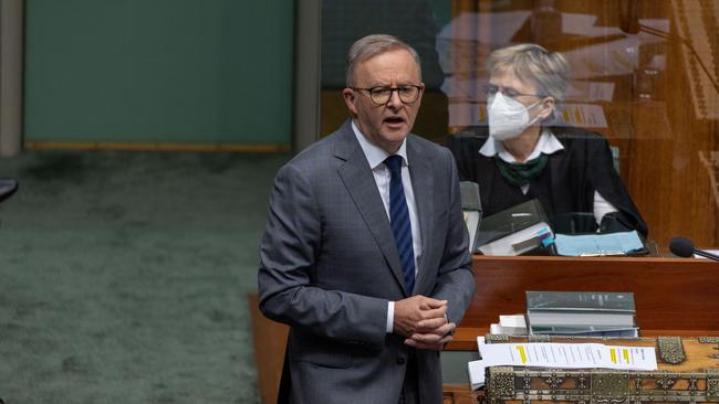 Prime Minister Anthony Albanese is expected to imminently announce the question Australians will be asked at this year’s voice to parliament referendum. Picture: NCA NewsWire / Gary Ramage