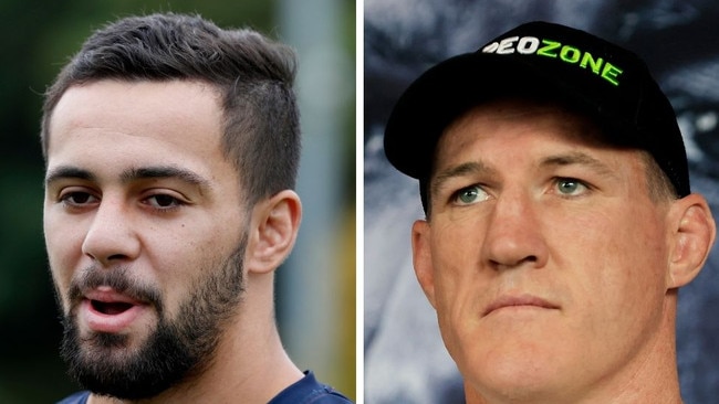 The war of words between Paul Gallen and Josh Aloiai took a nasty turn. Picture: Getty Images