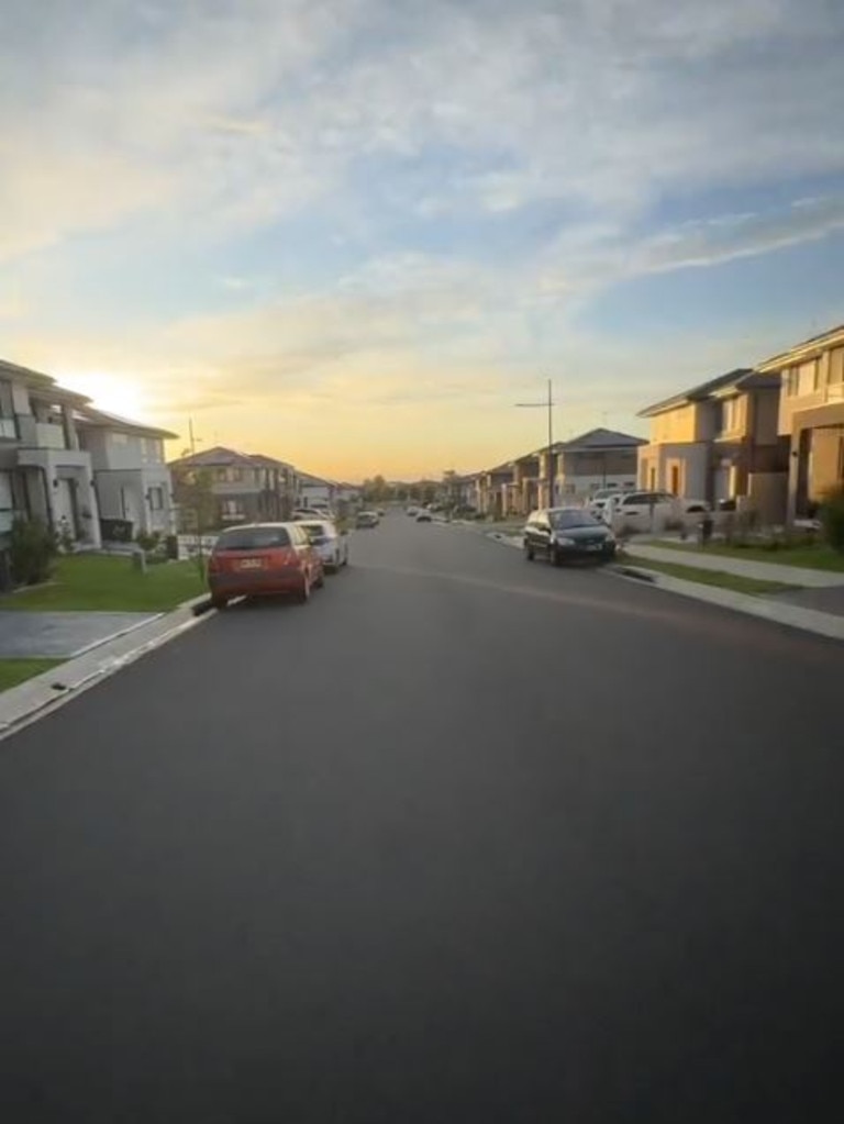 The streets referred to as a ‘literal dystopia’ in The Ponds. Picture: TikTok via @lil_vb_