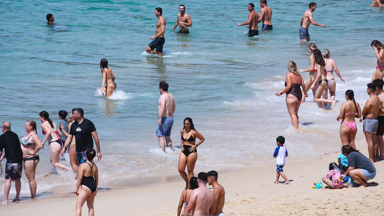 Swimmers in NSW have been urged to check the water quality before they dive in after dozens of beaches across Sydney prone to pollution form human poo were issued a warning. Picture: NewsWire / Gaye Gerard