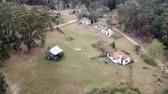 Drone footage of abandoned Old Sydney Town site. MUST CREDIT: @switchy3 / Mitchell Hubbard.