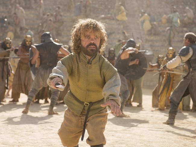 Popular character ... Peter Dinklage as Tyrion Lannister in Season 5 of Game Of Thrones.