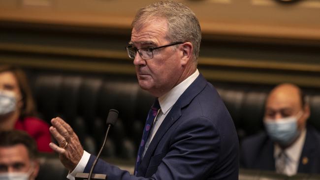 Labor MP Michael Daley said the standards for ankle monitors needed to be examined. Picture: Wolter Peeters