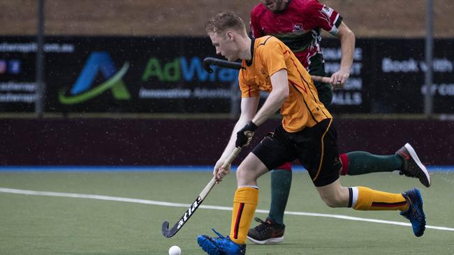 Brisbane Hockey League 2 Grand Final Eastern Suburbs vs Redcliffe Leagues. ES #8 Alex Hough 24.10.2020 Picture: Renae Droop