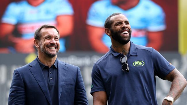 Matty Johns and Josh Addo-Carr. Photo by Phil Hillyard