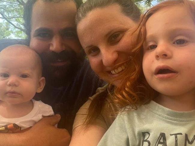 Yarden and Shiri Bibas with their sons Kfir and Ariel. Picture: Supplied
