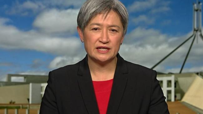 Foreign Affairs Minister Penny Wong urges Australians to leave Israel and Palestine while they can as no-show flights reported. Picture: Today