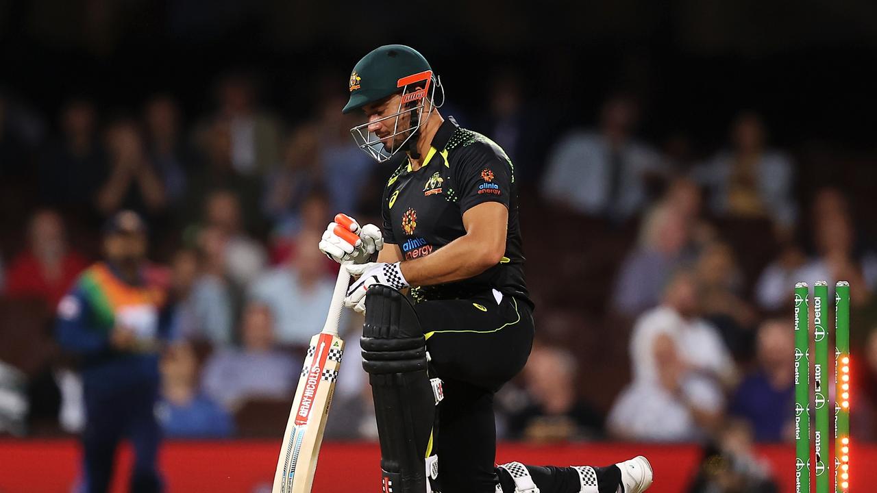 Stoinis didn’t love it. Photo by Mark Kolbe/Getty Images