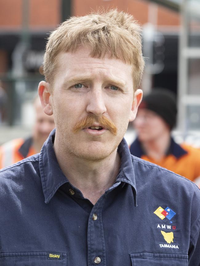 Jacob Batt, Australian Manufacturing WorkersÃ&#149; Union State Organiser. Picture: Chris Kidd