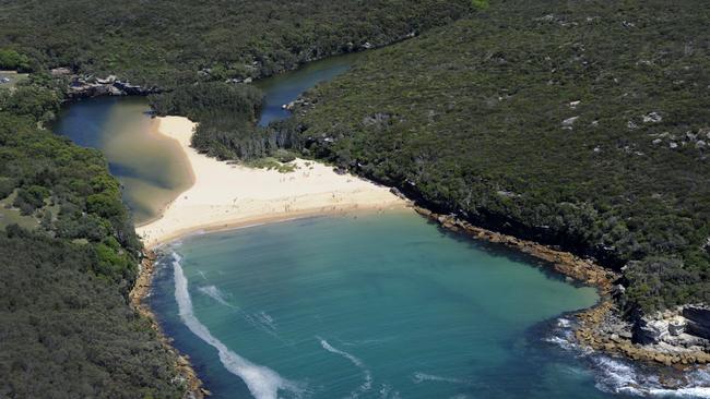 Wattamolla beach and lagoon in Royal National Park where the drowning occurred.