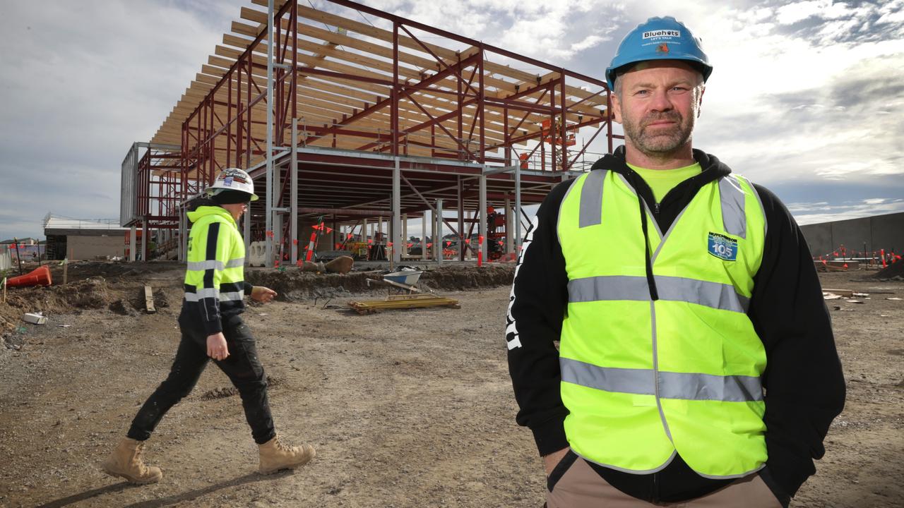 Hutchinson Builders health and safety rep Kevin Elms has become an advocate for mental health and a confidant for his struggling workmates. Picture: David Caird