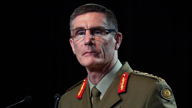 Chief of the Australian Defence Force (ADF) General Angus Campbell. Picture: Getty Images.