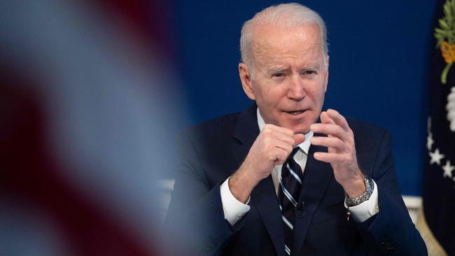 After winning more votes than any other presidential candidate in American history, Joe Biden is now one of the country’s most unpopular presidents. Picture: AFP