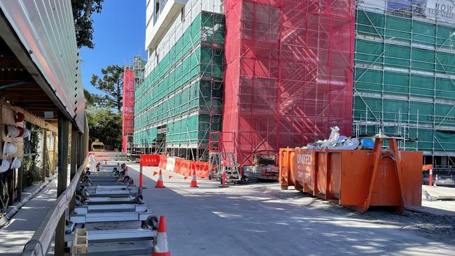 The GCB Constructions Marine Quarter site was all but deserted on Monday morning, May 8, 2023. Pic: Kathleen Skene