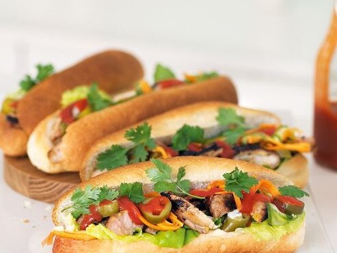 Vietnamese chicken rolls.