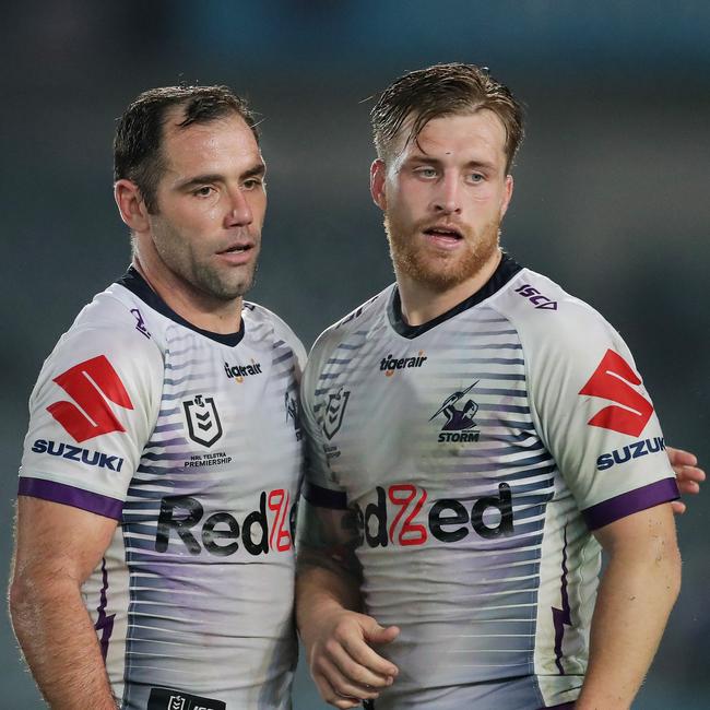 Cam Munster (R) says Cameron Smith has plenty left to give to the game. Picture: Matt King/Getty Images