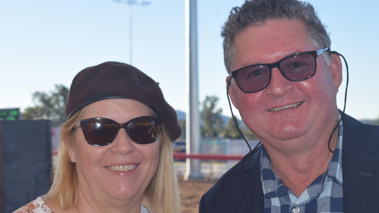 The Gympie Turf Club was packed full of happy punters as the region enjoyed its first ever TAB race meeting on Saturday, June 19, 2021: Tracey and Tony Doyle.