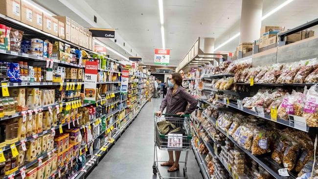 The latest legal woe follows the ACCC taking Coles and Woolworths to court over alleged breaches of Australian Consumer Law through discount pricing claims on hundreds of common products. Picture: NewsWire / Flavio Brancaleone