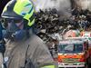 WATCH: Cars and scrap metal engulfed in blaze