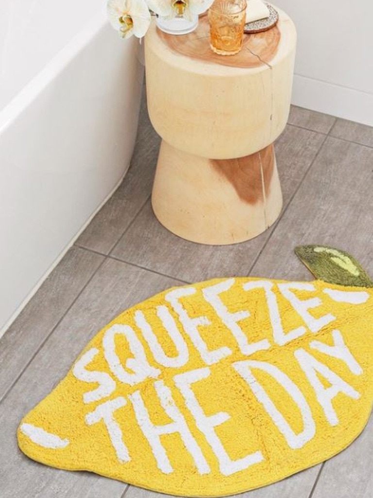 Lemon bath mat from The Iconic