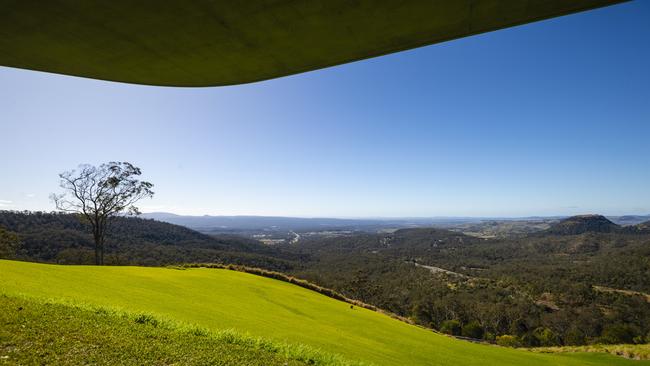 The home drinks in views of the Lockyer Valley. Picture: Kevin Farmer