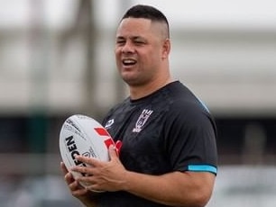 Jarryd Hayne at Fiji training. Pic: Fiji Sun