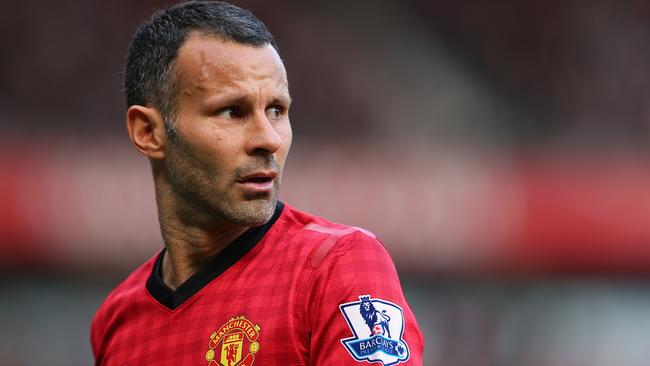 MANCHESTER, ENGLAND - SEPTEMBER 15: Ryan Giggs of Manchester United looks on during the Barclays Premier League match between Manchester United and Wigan Athletic at Old Trafford on September 15, 2012 in Manchester, England. (Photo by Alex Livesey/Getty Images)