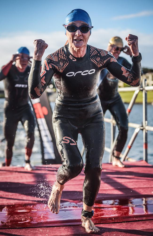 Natalie Mort learnt to swim at the Kogarah War Memorial Pool in Carss Park before competing in triathlon events. Picture: Supplied