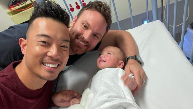 Leigh and Justin Khoo lost their miracle baby to meningococcal disease just one week after his first birthday. Picture: GoFundMe