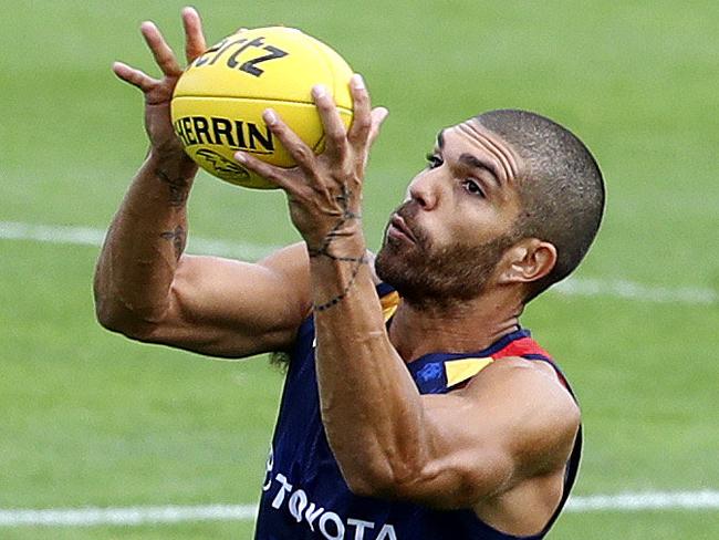 AFL - Crows training at Football Park. Curtly Hampton. Picture Sarah Reed