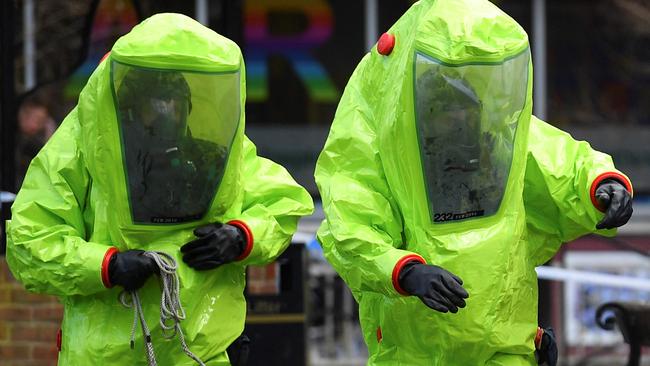 Porton Down experts identified the poison novichok that nearly killed former Russian spy Sergei Skripal and his daughter Yulia in Salisbury. Picture: AFP.