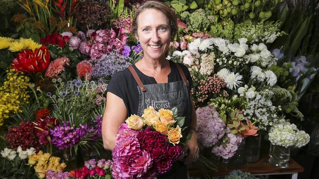 Florists across Melbourne, including Mordialloc Florist Kylie Smits, are hoping a snap lockdown doesn’t affect their Valentine’s Day trade. Picture: Wayne Taylor