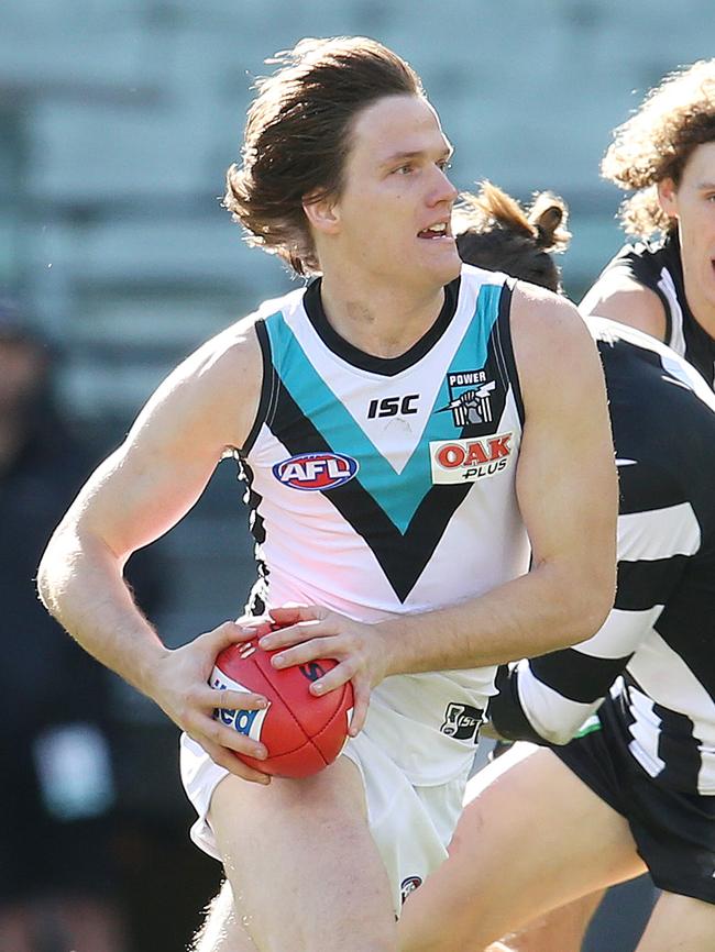 Jared Polec charges has been offered a lucrative deal to join North Melbourne. Pic: Michael Klein