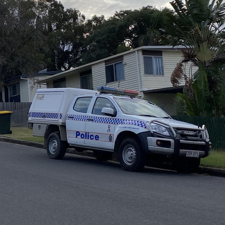 Multiple police, fire trucks, and ambulances attended the Butler St complex before 3pm on Tuesday last week. Picture: Nilsson Jones