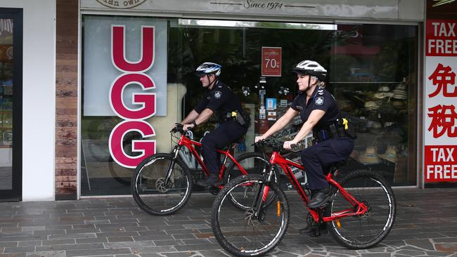 Police in Cairns and the Far North have so far conducted 8,459 extra patrols and arrested more than 500 offenders as part of Operation Victor Unison. Picture: Brendan Radke.