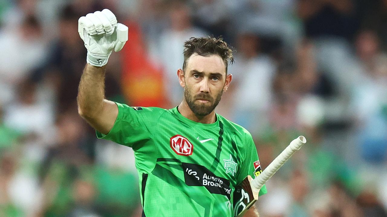 Glenn Maxwell of the Stars. Photo by Mike Owen/Getty Images