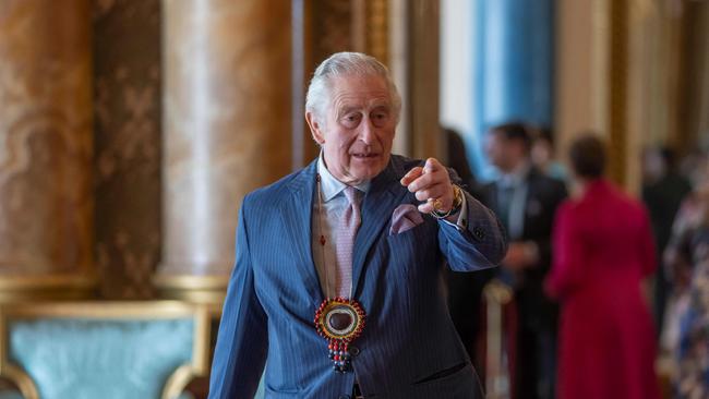 Charles hosts a reception in support of global biodiversity at Buckingham Palace last week. Picture: AFP