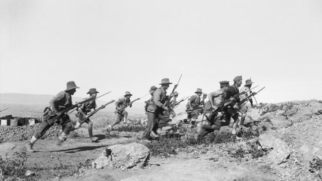 Proud heritage ...  Australian solider Steve Frost  — a relative of VC recipient Corporal John Grimshaw — will fly to England for the commemorations.